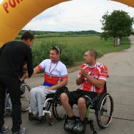 Jan Tománek- vítěz kategorie MH2 na Mistrovství České republiky paracycling 2012